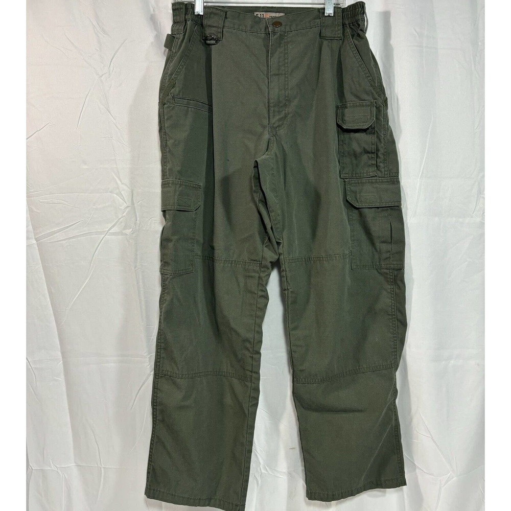 511 Tactical Pants Mens 34x30 Cargo Ripstop Army Green Workwear